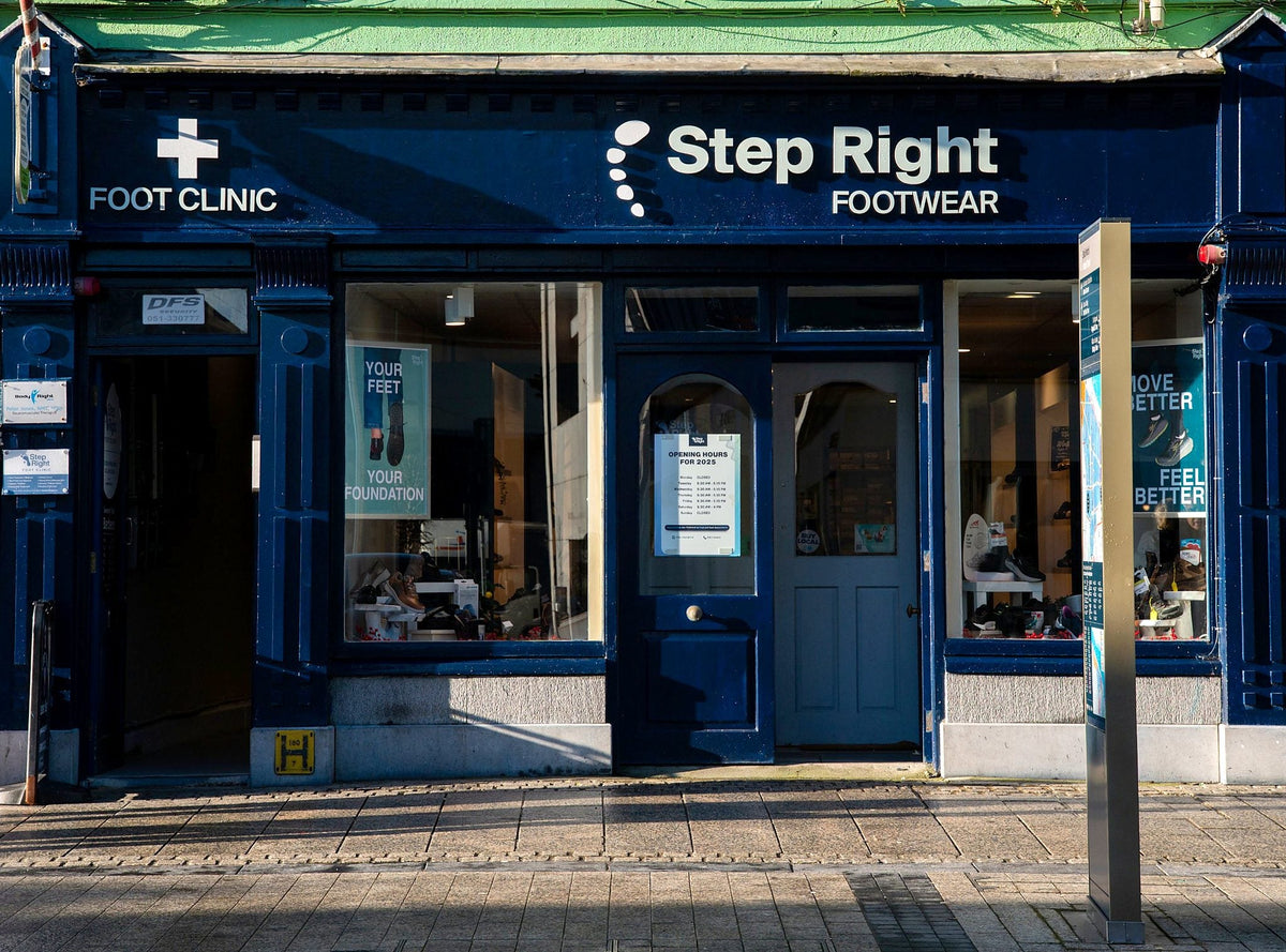 Where Is Step Right? Our Waterford Footwear Shop, Foot Clinics & Appointment Guide