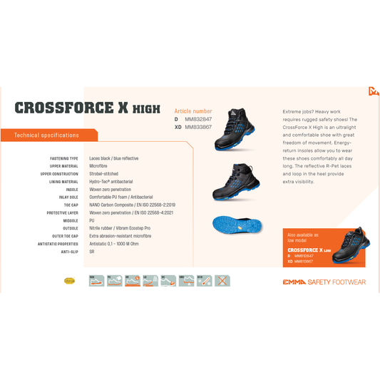 Crossforce X High Men's Safety Boot