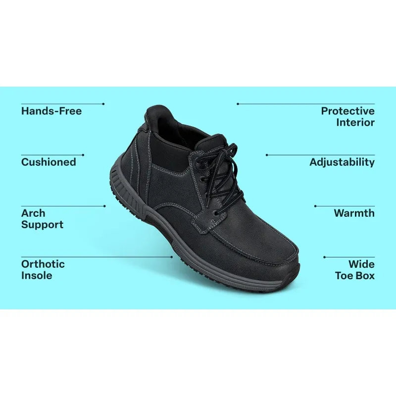 Verno Men’s Hands-Free Comfort Boot