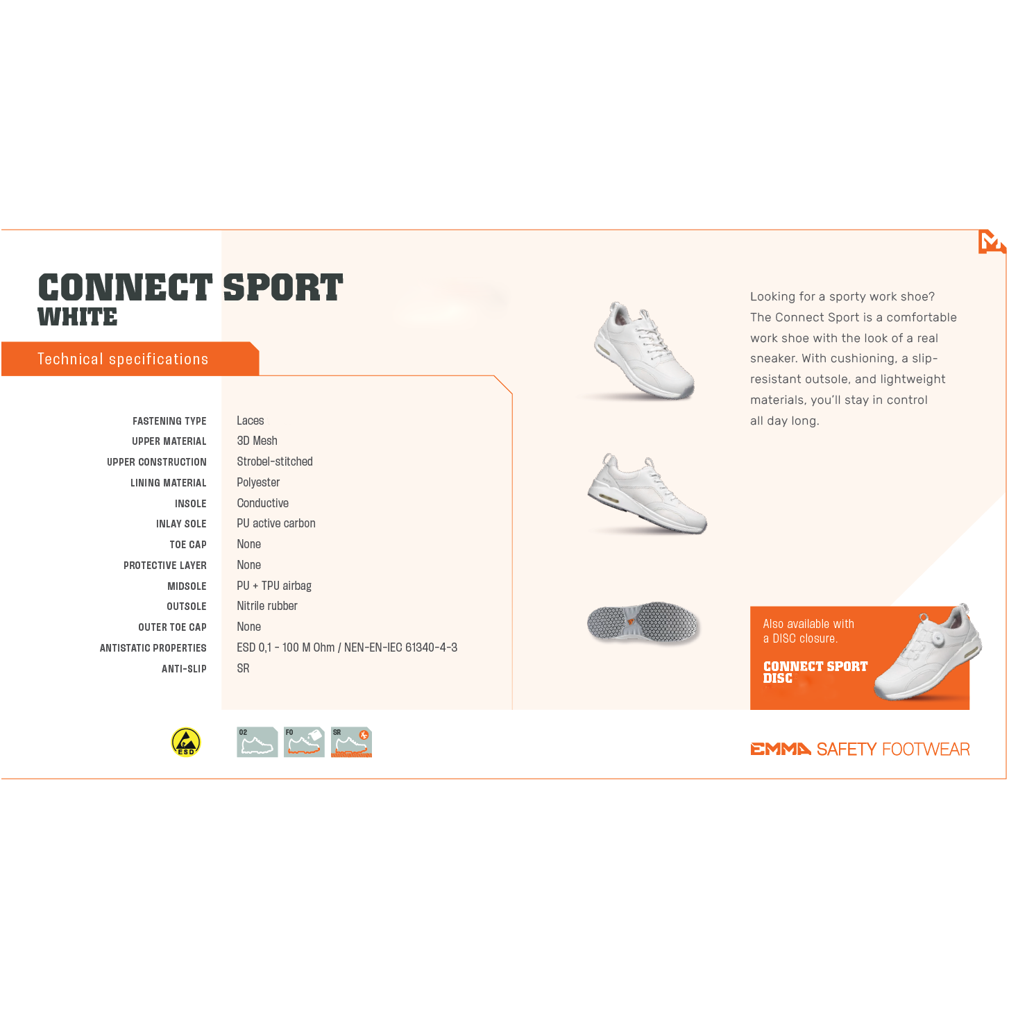Connect Sport 02 - Non-Slip Work Shoe