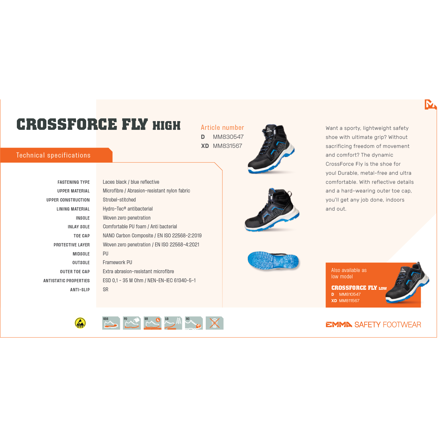 Crossforce Fly High Safety Boot