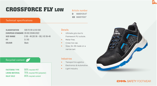 CrossForce Fly Low Safety Shoe