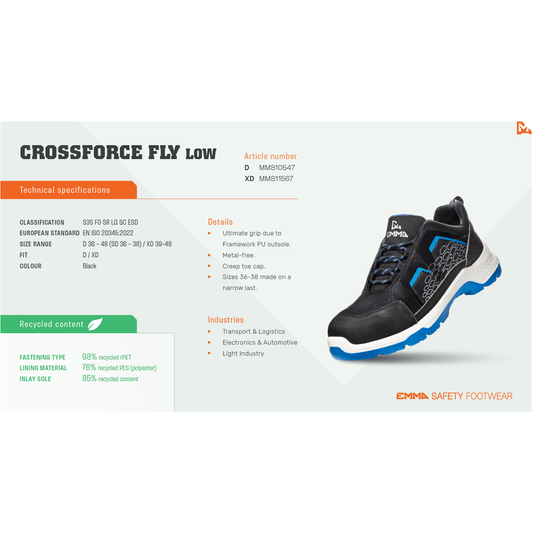 CrossForce Fly Low Safety Shoe