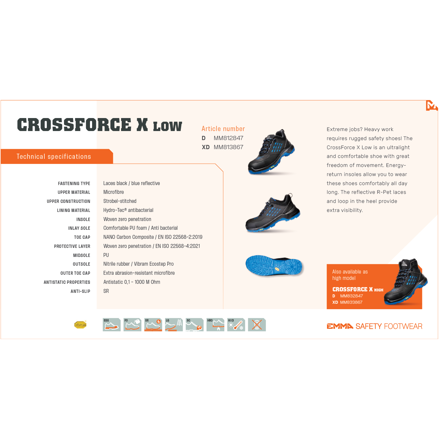 Crossforce X Low Men's Safety Shoe