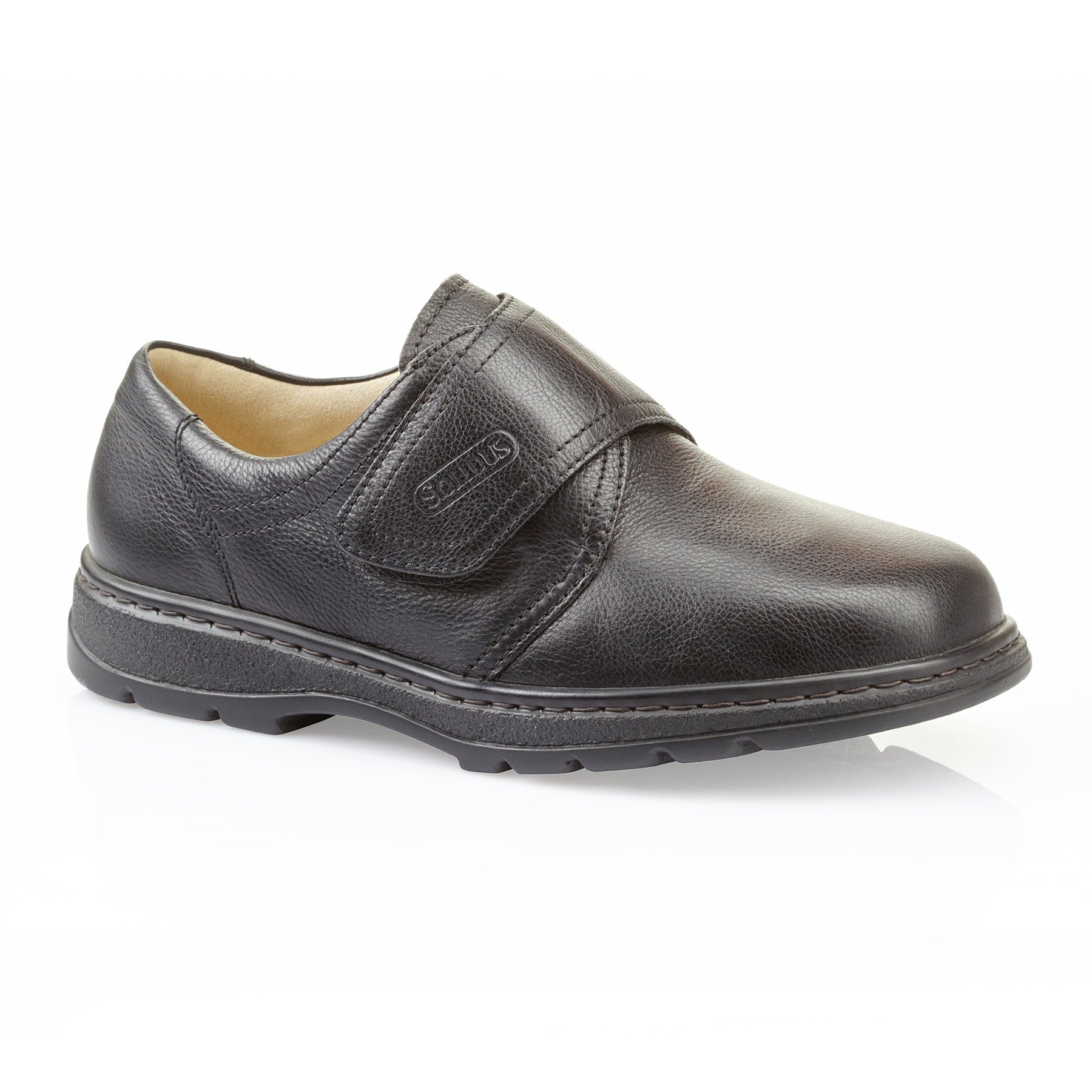 Therapo Herren 85003 Black Velco Shoe