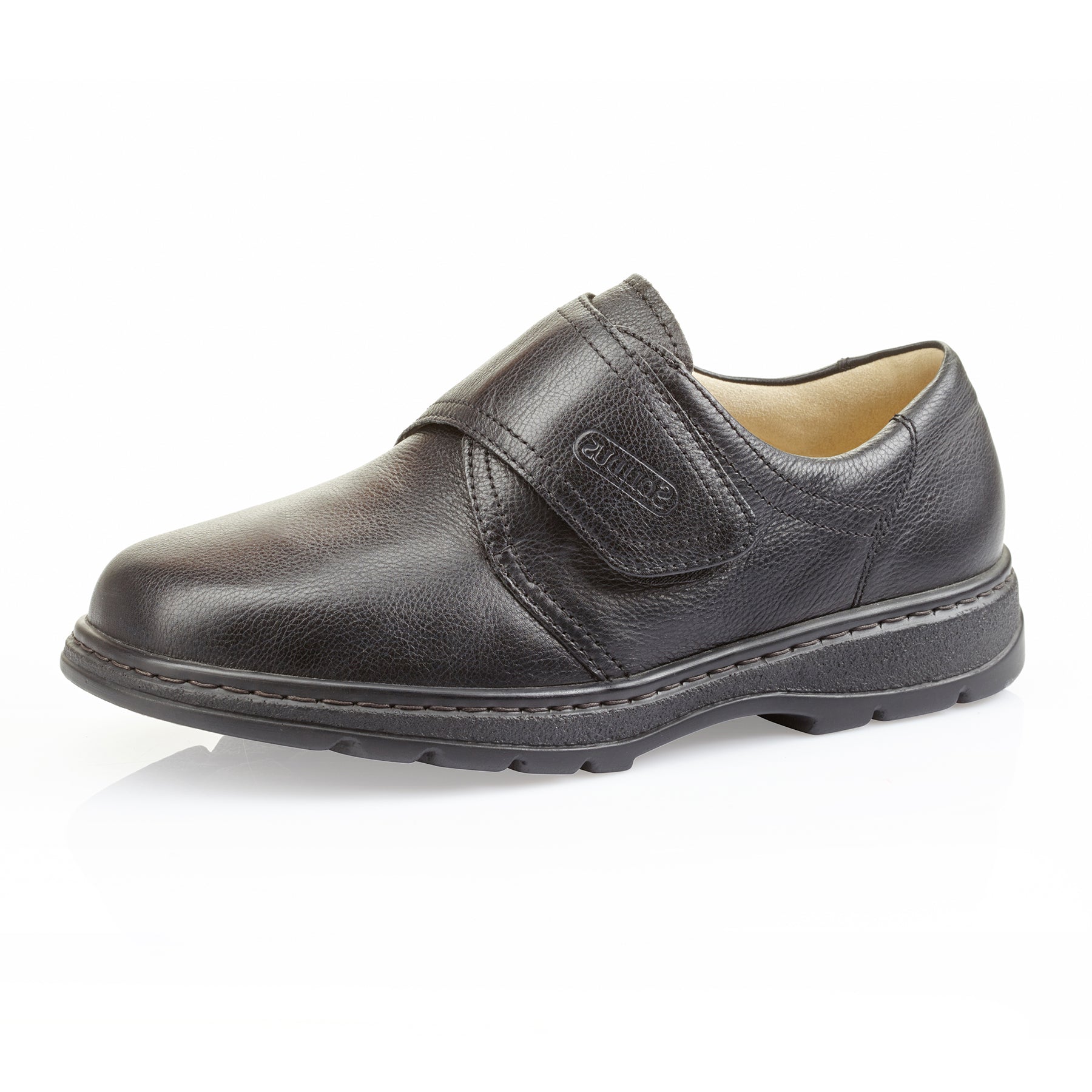 Therapo Herren 85003 Black Velco Shoe