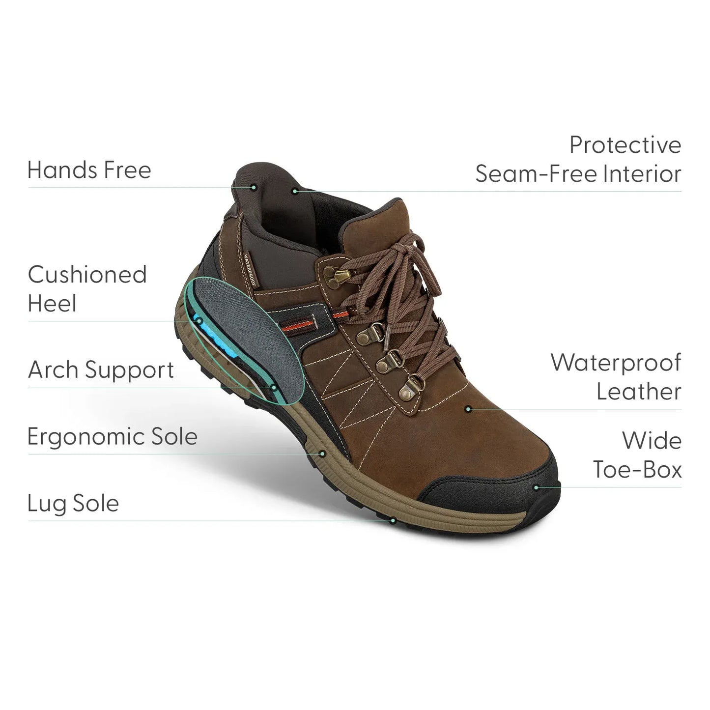 Dalton Hands Free Hiking Boot