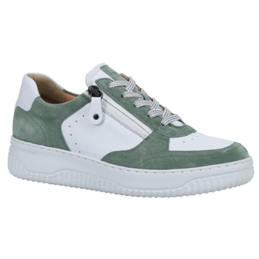Boogie Women's Casual Shoe Green and White