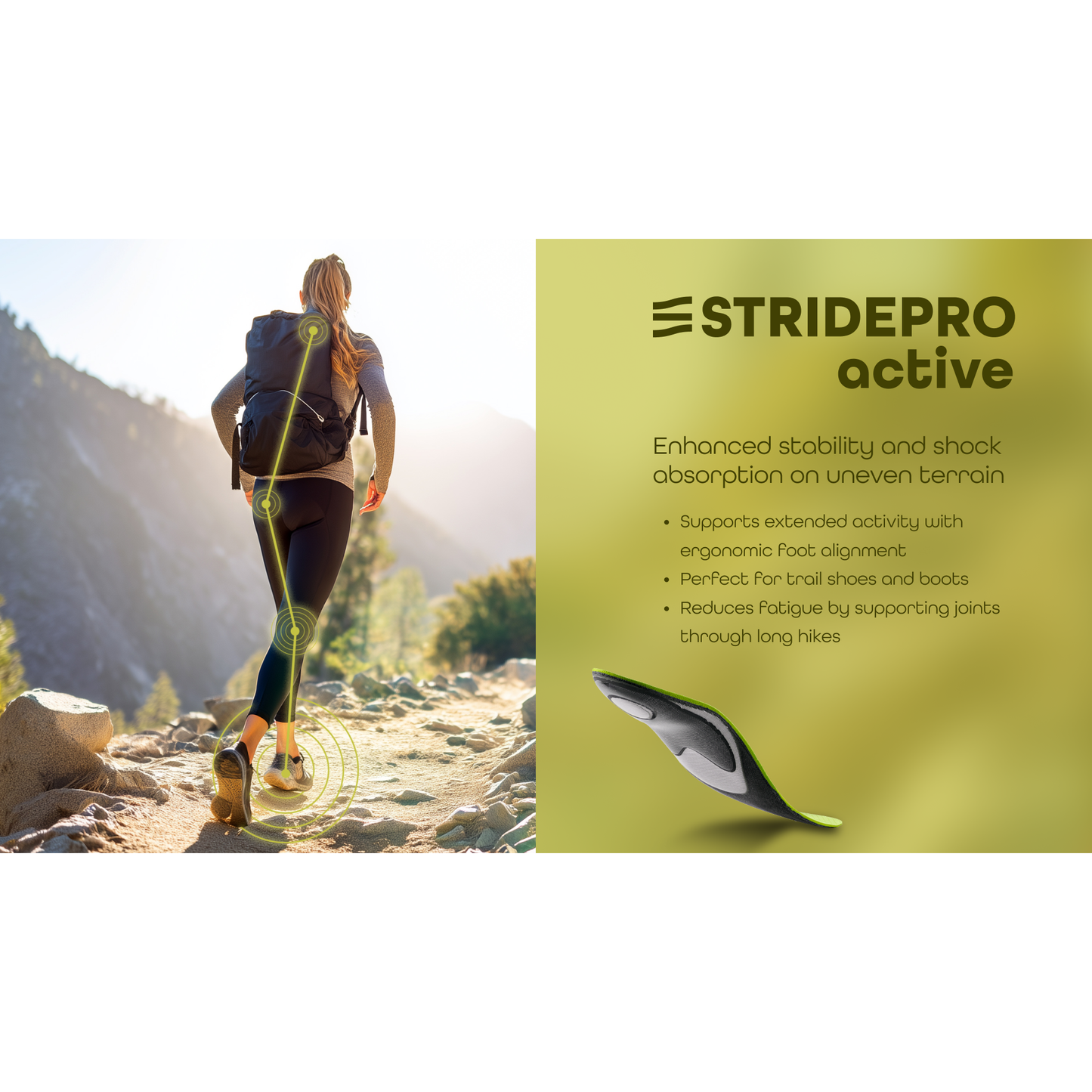 Orthotic Insoles for Active Wear