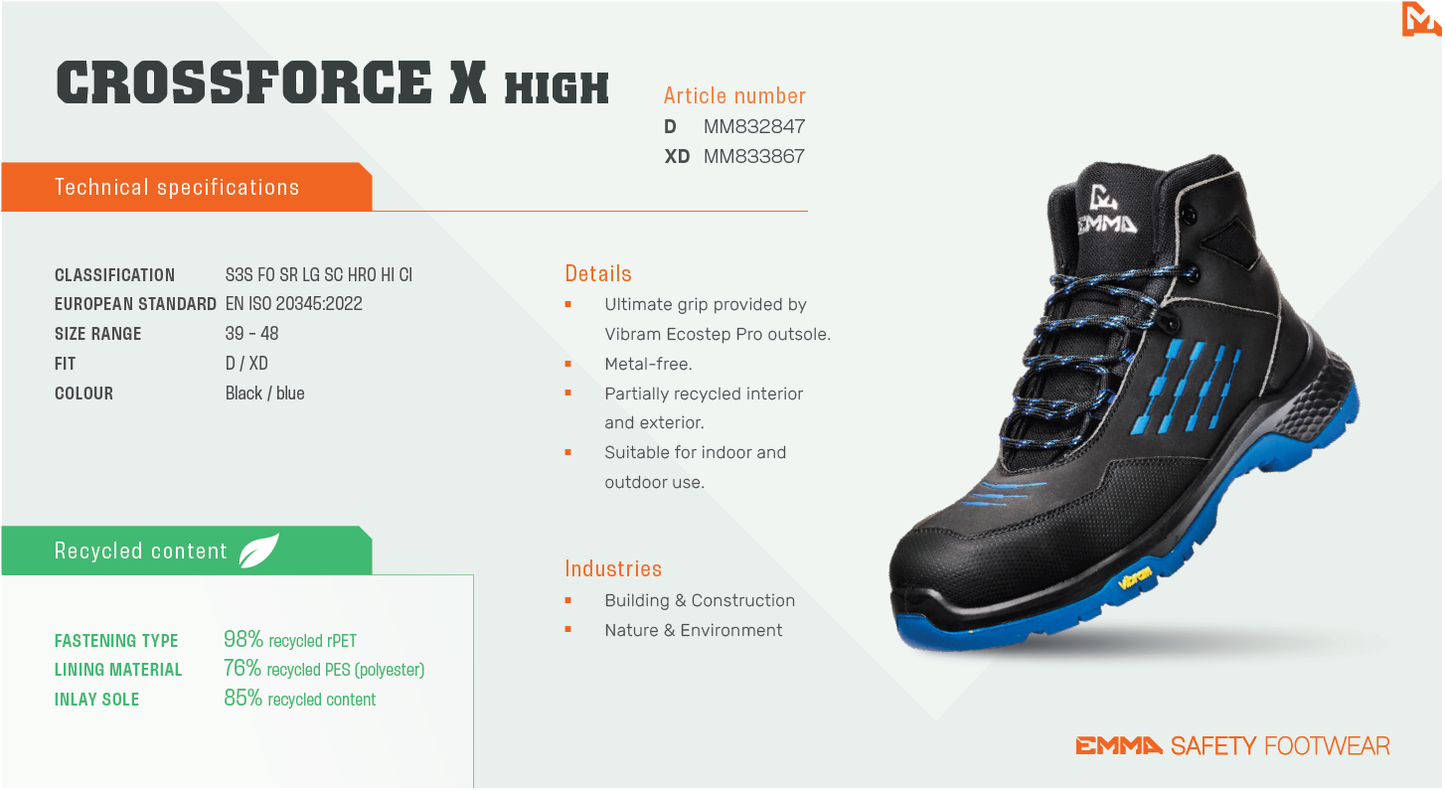Crossforce X High Men's Safety Boot