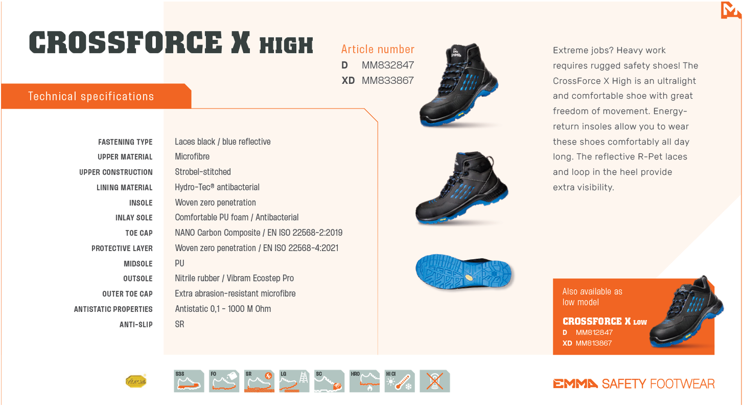 Crossforce X High Men's Safety Boot