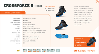 Crossforce X High Men's Safety Boot