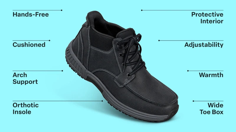 Verna Men’s Hands-Free Comfort Boot