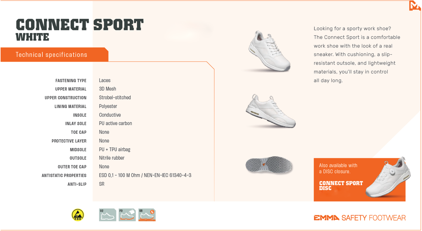Connect Sport 02 - Non-Slip Work Shoe