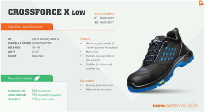 Crossforce X Low Men's Safety Shoe
