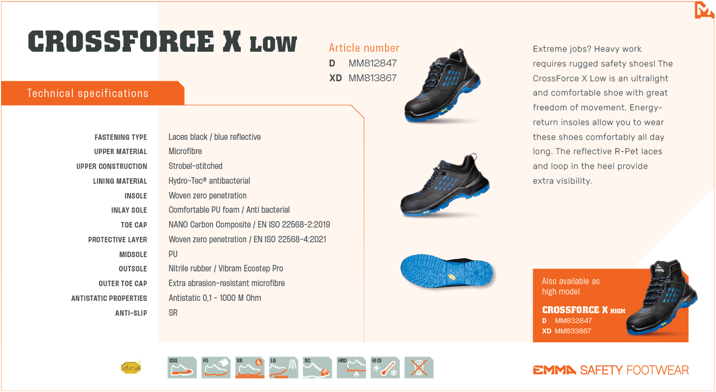 Crossforce X Low Men's Safety Shoe