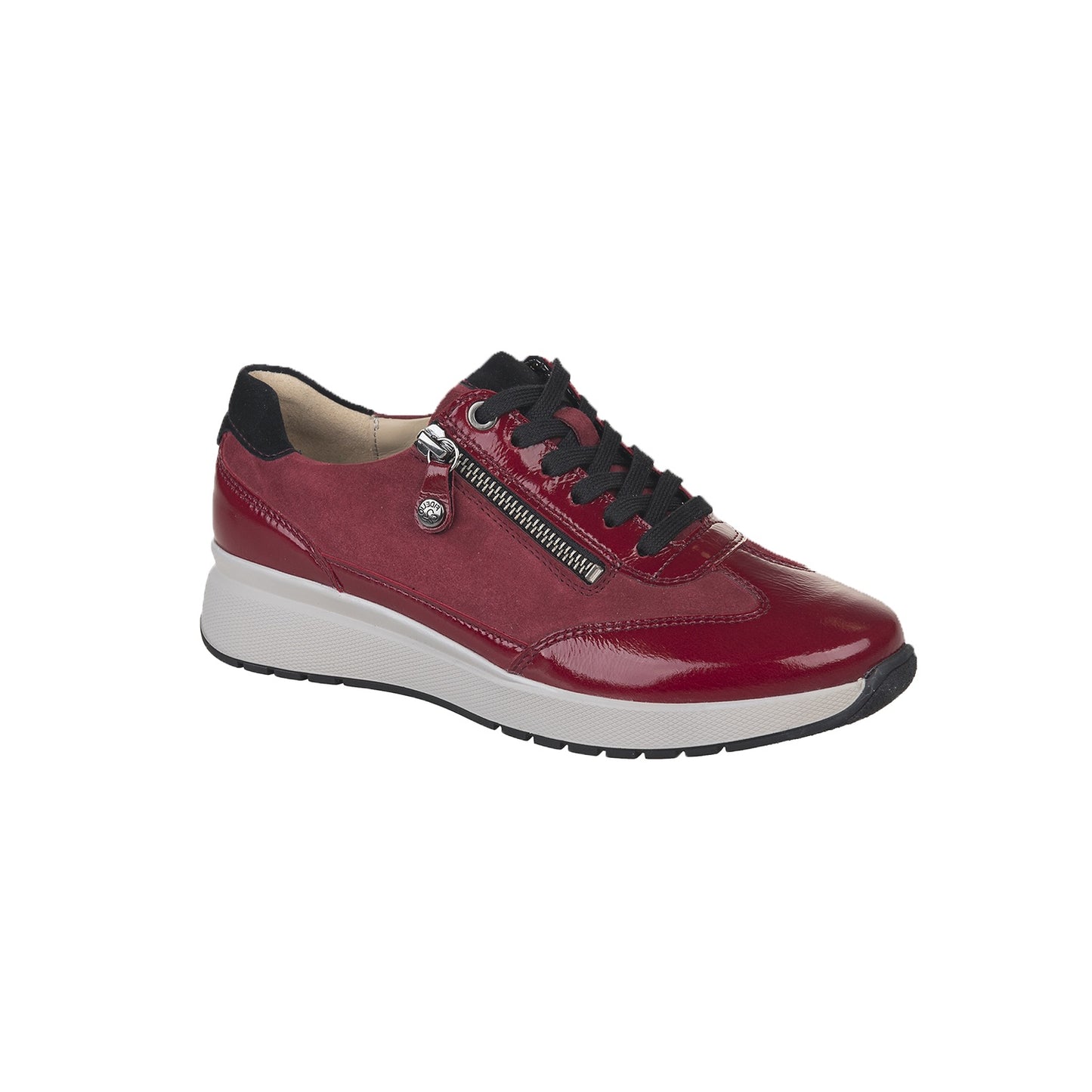 HEAVEN H Bordo Patent Casual Shoe