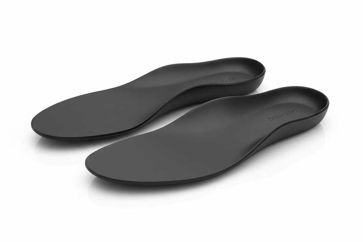 picture of black orthotics 