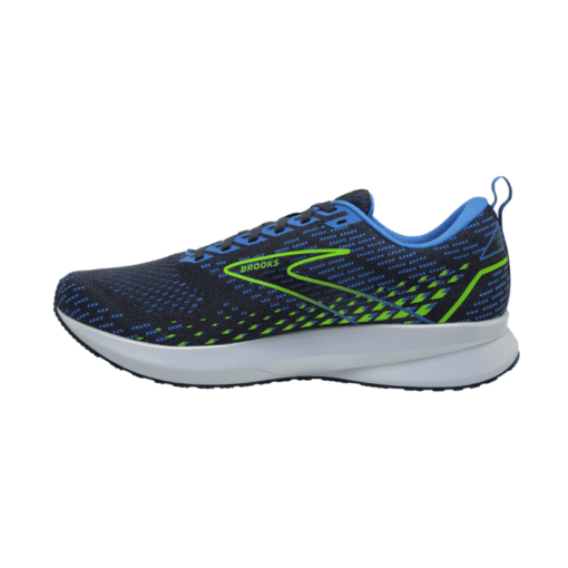 Brooks Levitate 5 Blue and Green Left Side