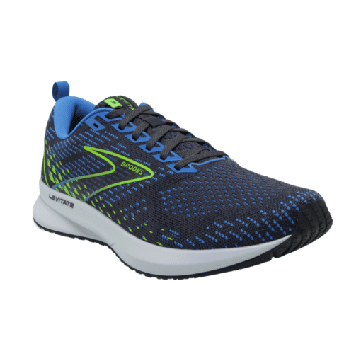 Brooks Levitate 5 Blue and Green Front