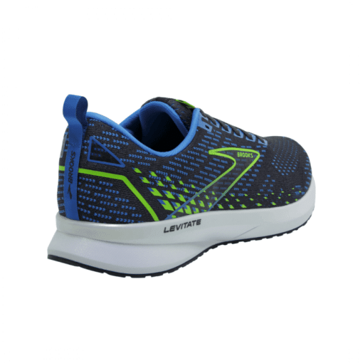 Brooks Levitate 5 Blue and Green back